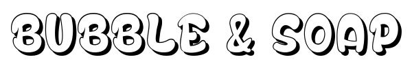 Bubble & Soap font preview